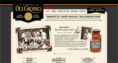 Desktop Screenshot of delgrossosauce.com