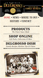 Mobile Screenshot of delgrossosauce.com
